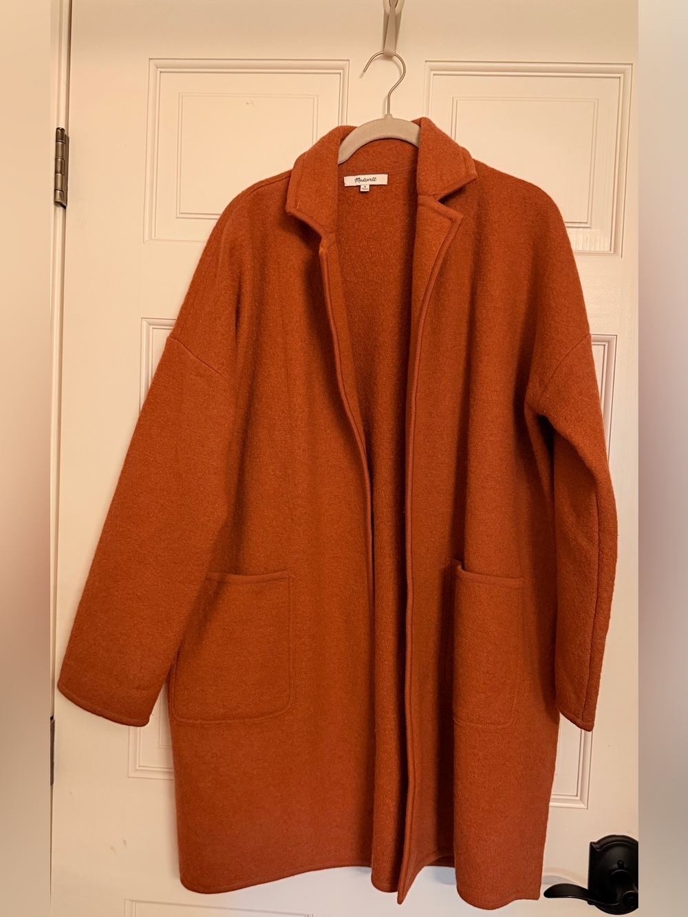 Madewell Burnt caramel color - 100% wool merino